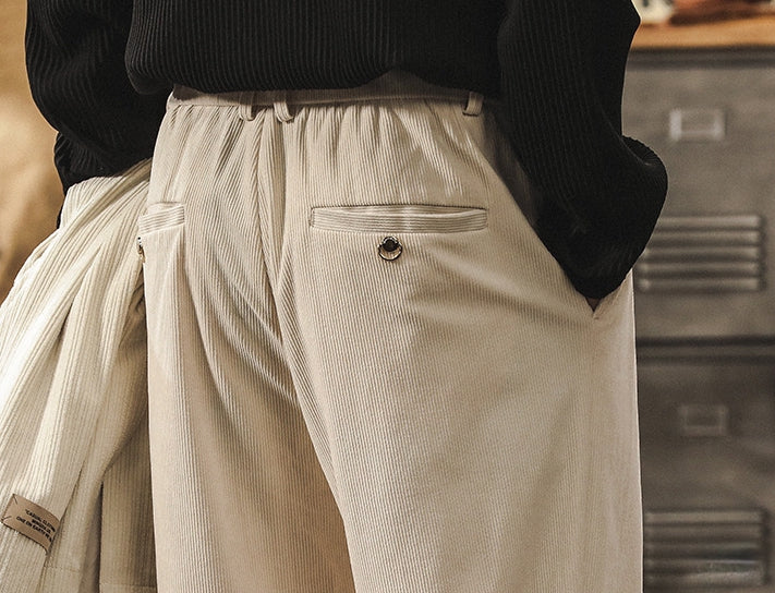 Alpine Drift Corduroy Pants - J202410061849_APRICOT
