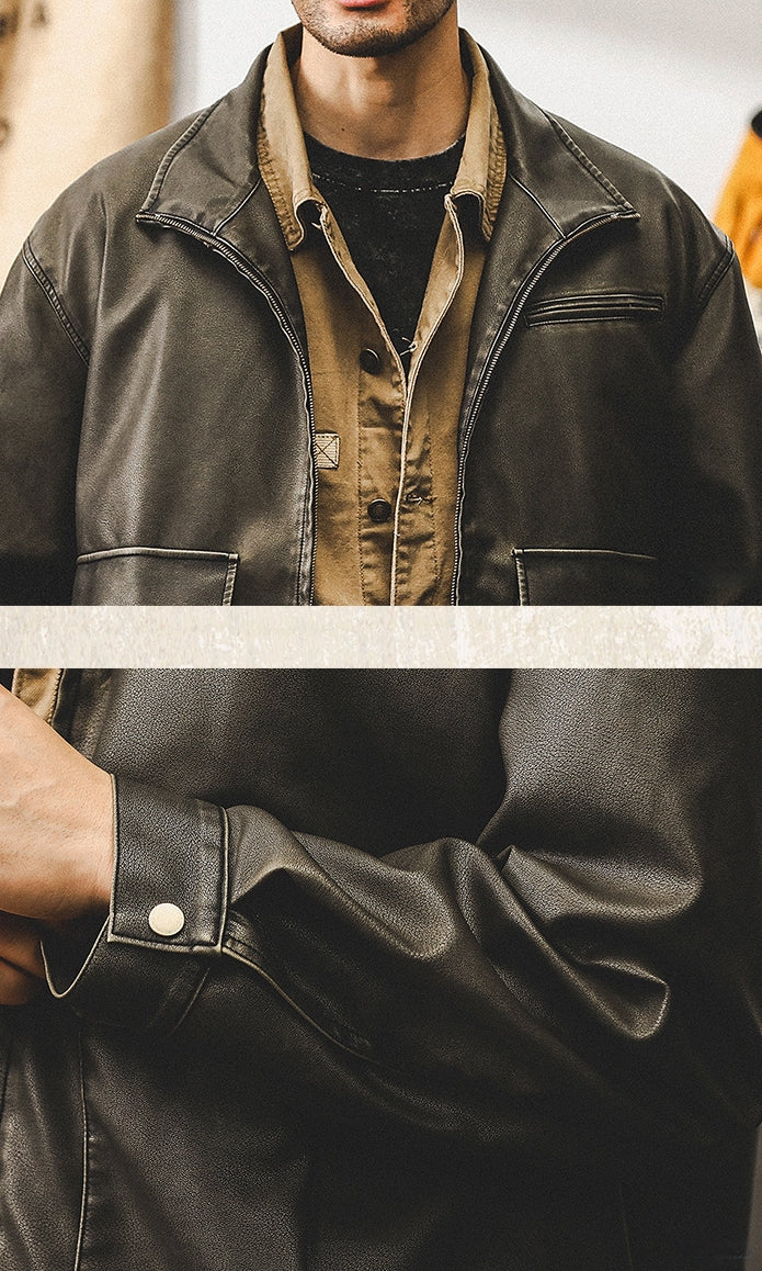 Maverick Moto Jacket - J202409252123_GREY