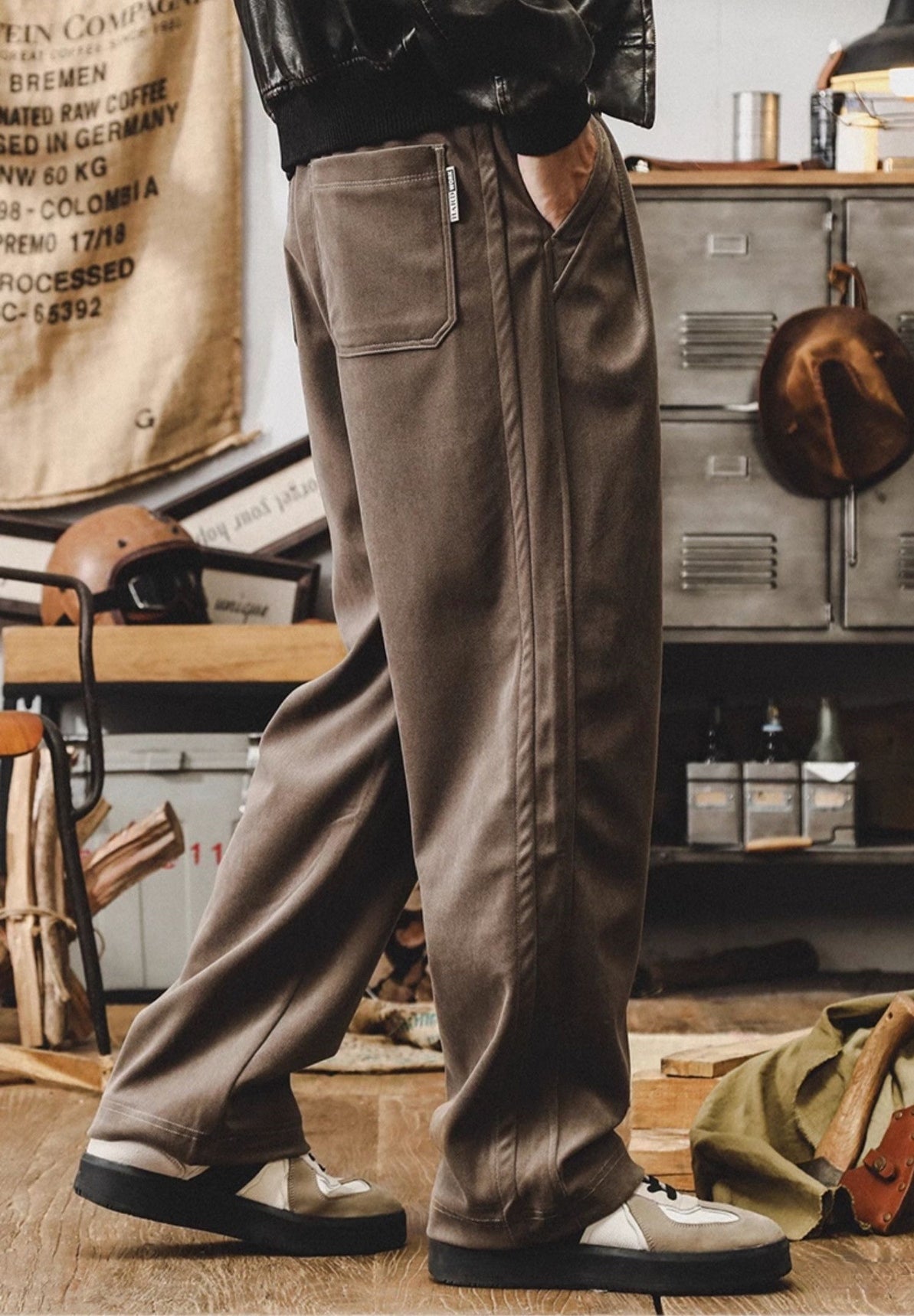 Wanderer Velour Lounge Pants - J202408191653_BRO