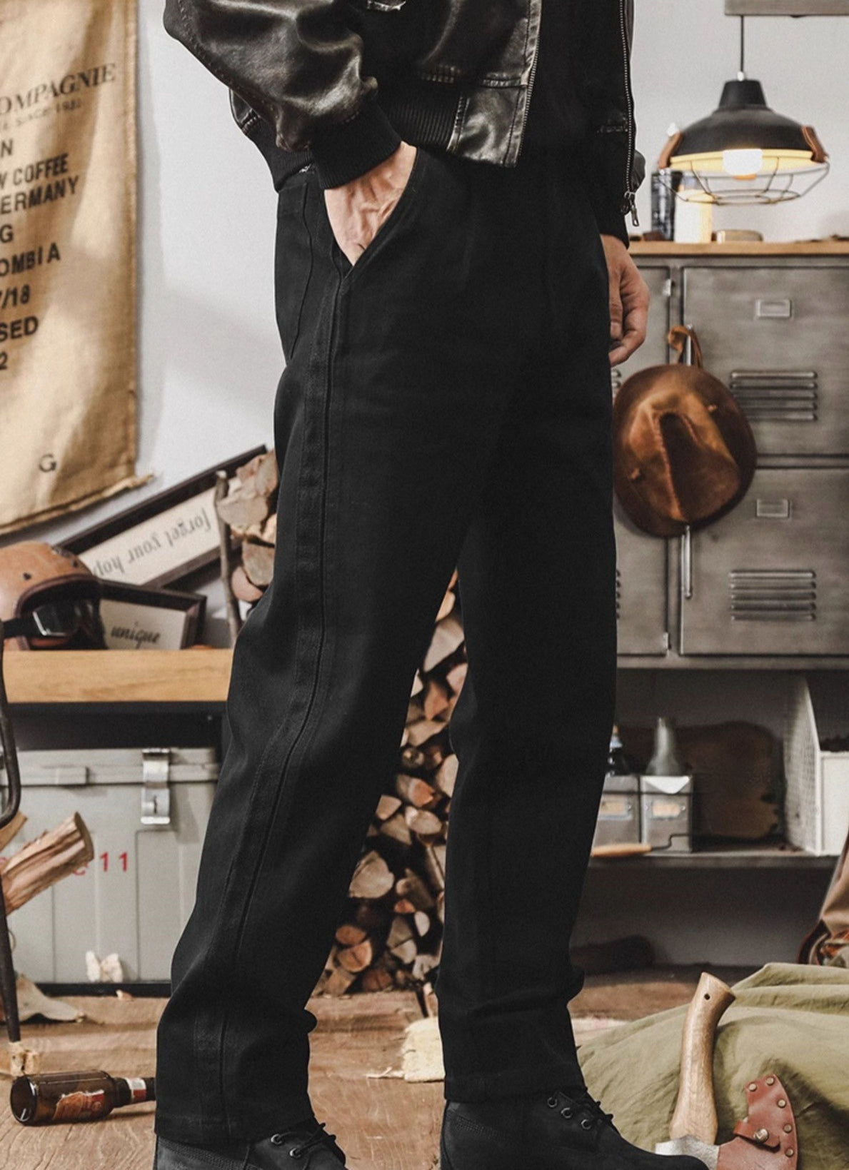 Vintage Black Workwear - Z2024081914_BLA