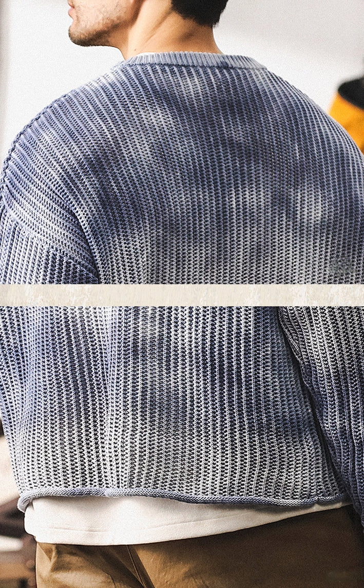 Glacier Knit Sweater - C202403161923_BLUE