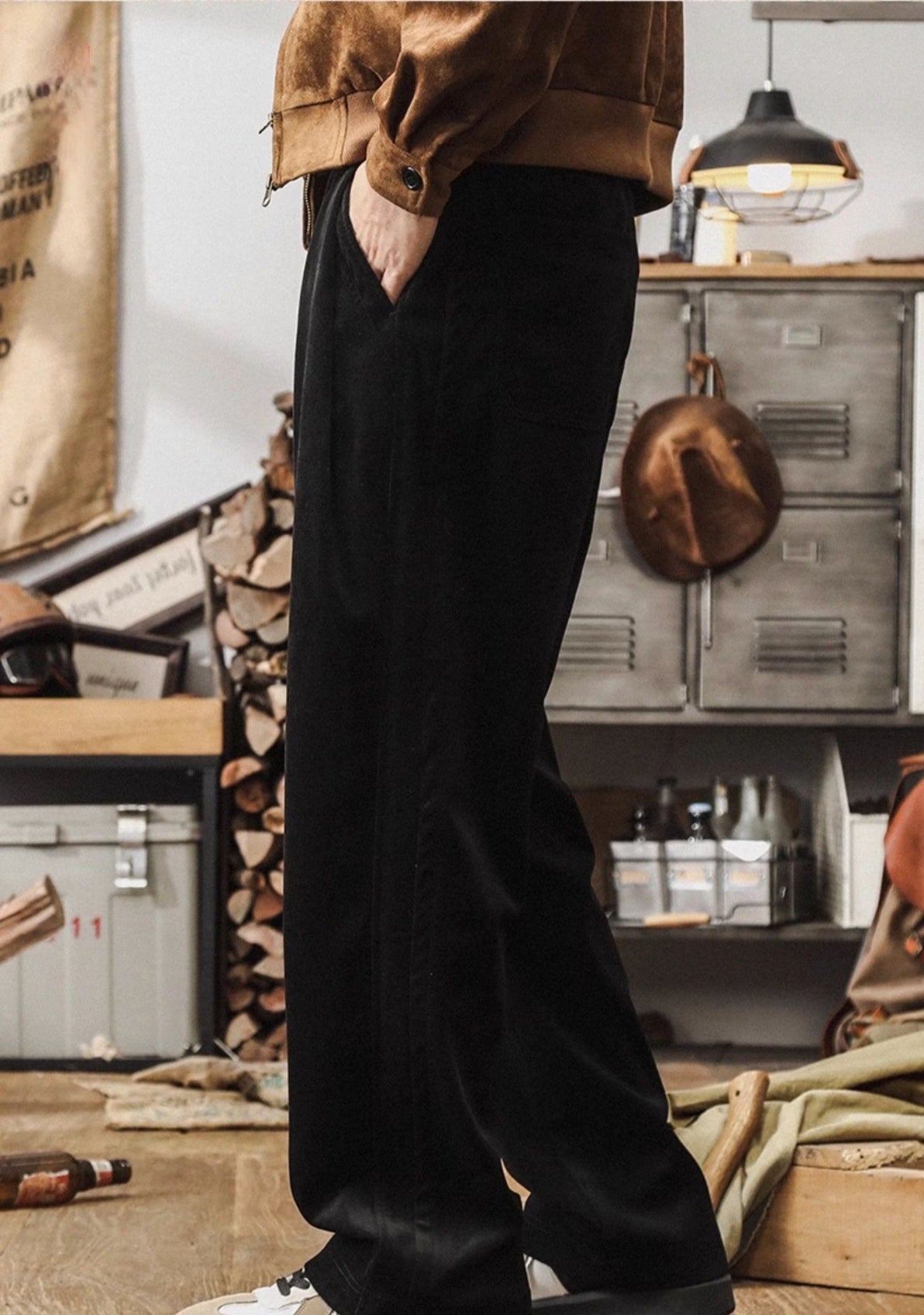 Wanderer Velour Lounge Pants - J202408191653_BLA