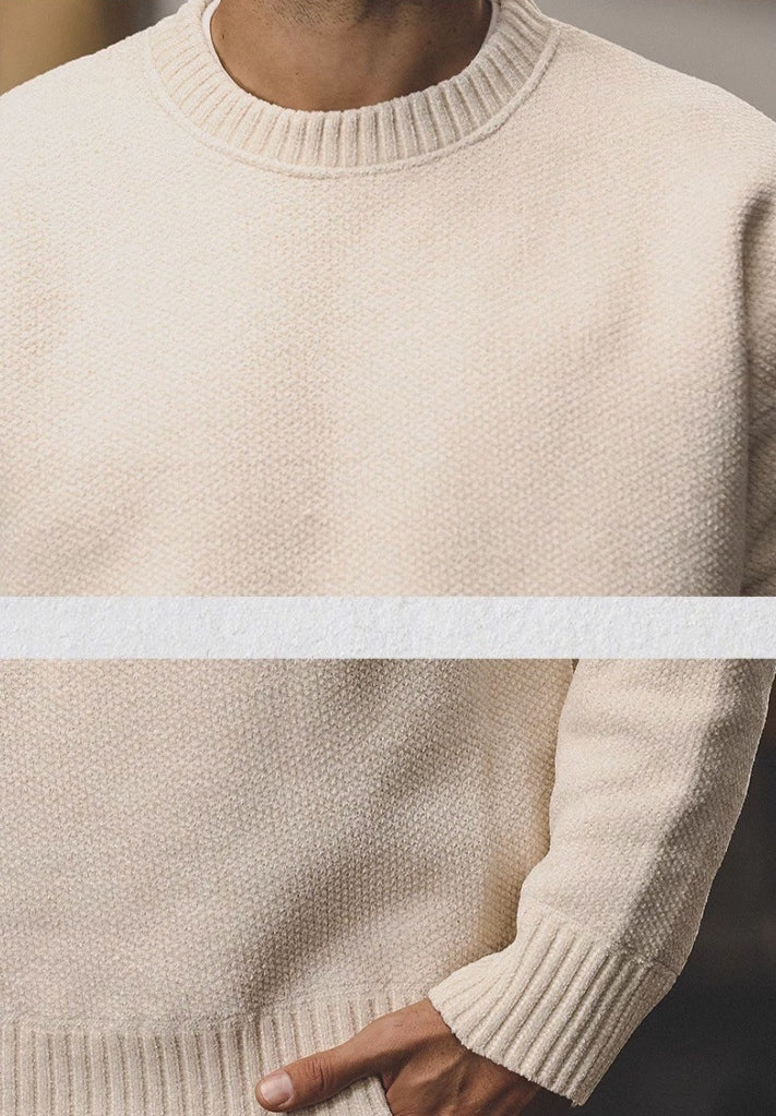 Ivory Drift Sweater - 2023112020H_OFFWHITE