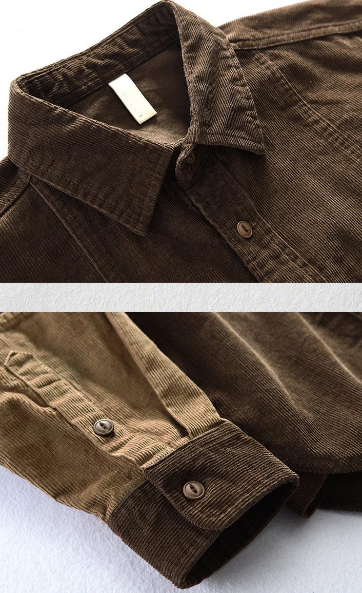 Vogue Venture Over-Shirt - J202309131043_COFFEE