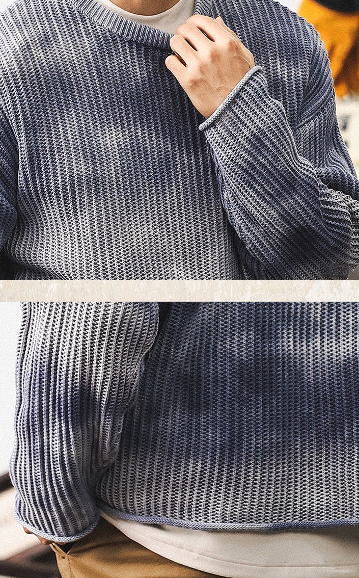 Glacier Knit Sweater - C202403161923_BLUE