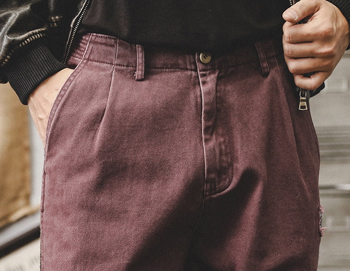 Vintage Burgundy Workwear - Z2024081914_PUR
