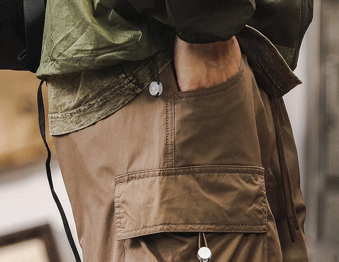 Outdoor Utility Quick Drying Cargo Shorts - C202407082216_BRO