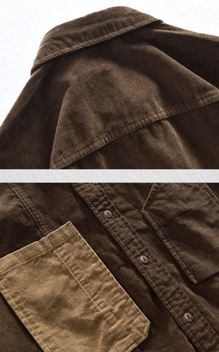 Vogue Venture Over-Shirt - J202309131043_COFFEE