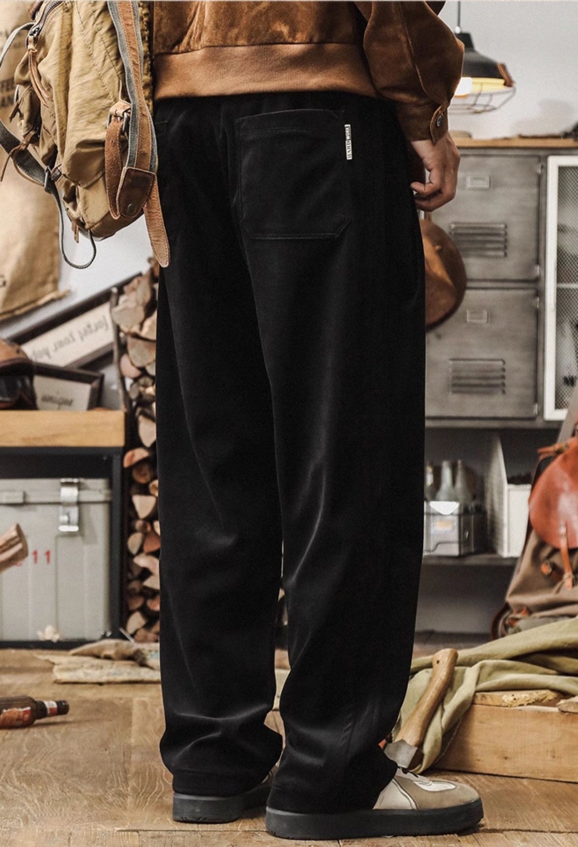 Wanderer Velour Lounge Pants - J202408191653_BLA