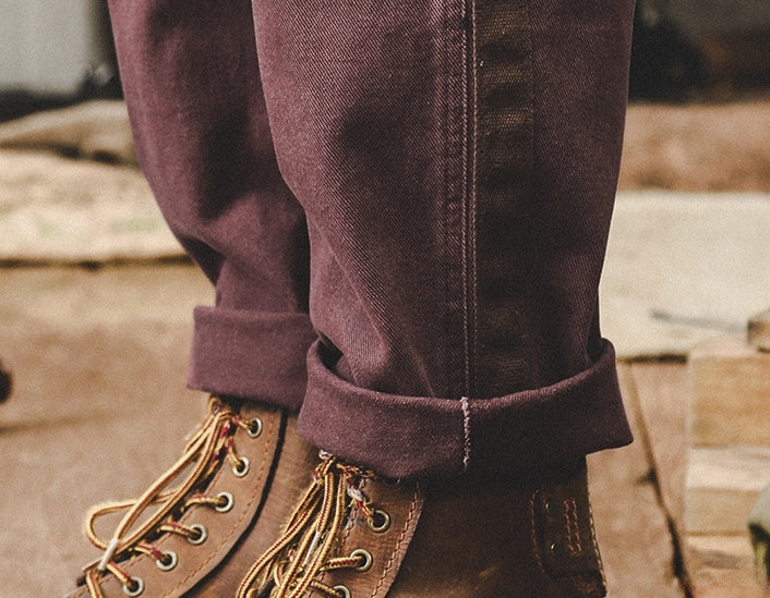 Vintage Burgundy Workwear - Z2024081914_PUR