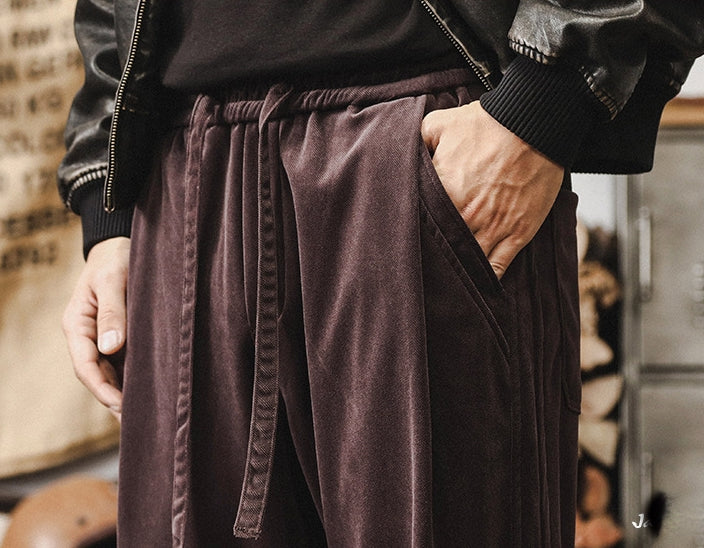 Wanderer Velour Lounge Pants - J202408191653_PUR