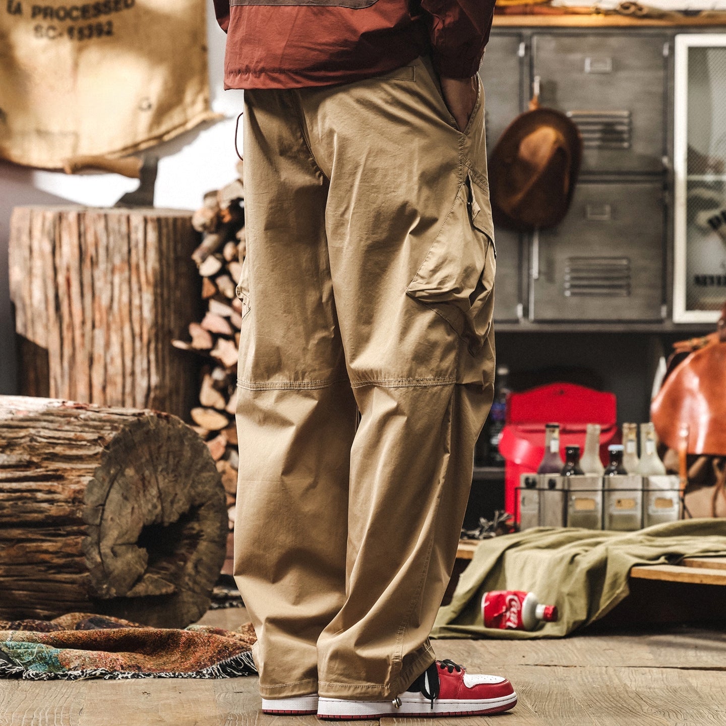Khaki Cargo Pants