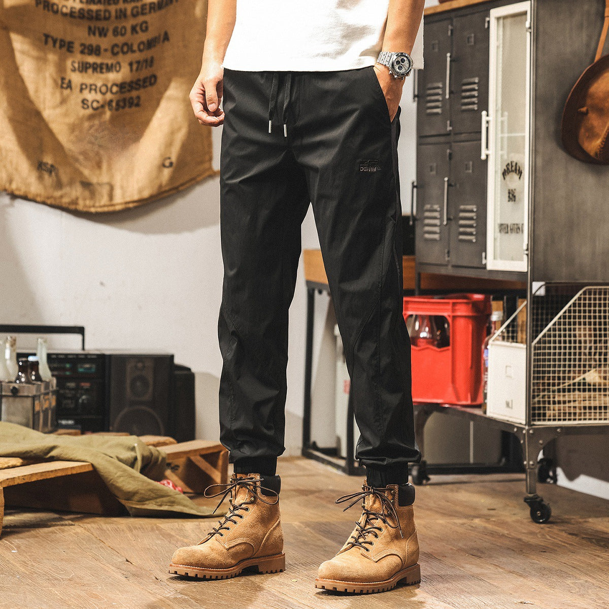 Black Quick Drying Joggers