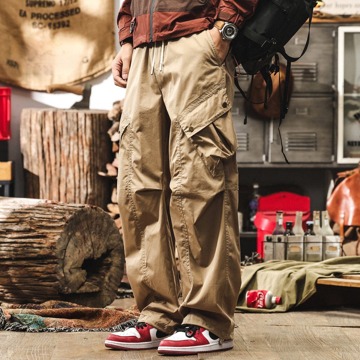 Khaki Cargo Pants