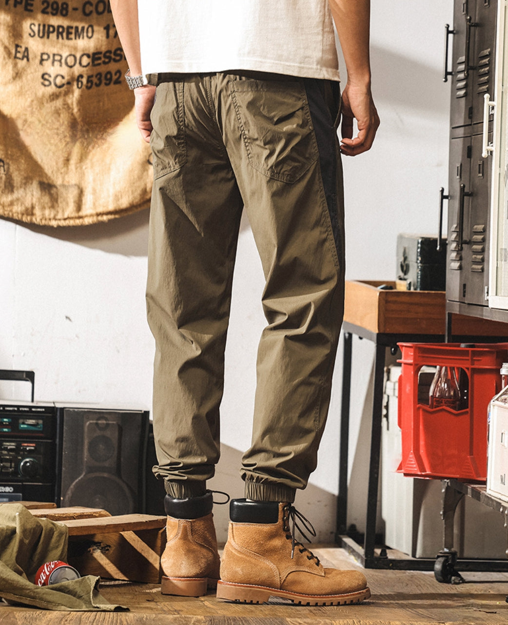 Khaki Quick Drying Joggers