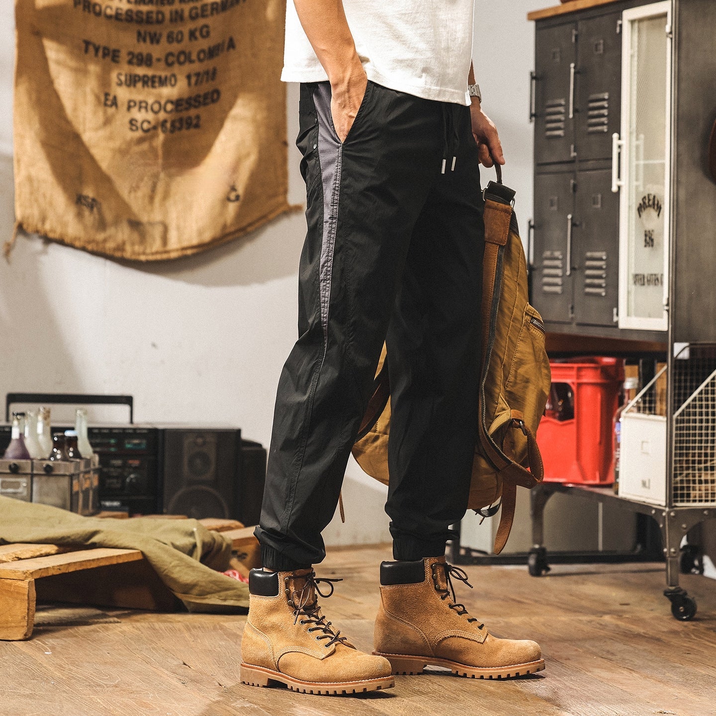 Black Quick Drying Joggers