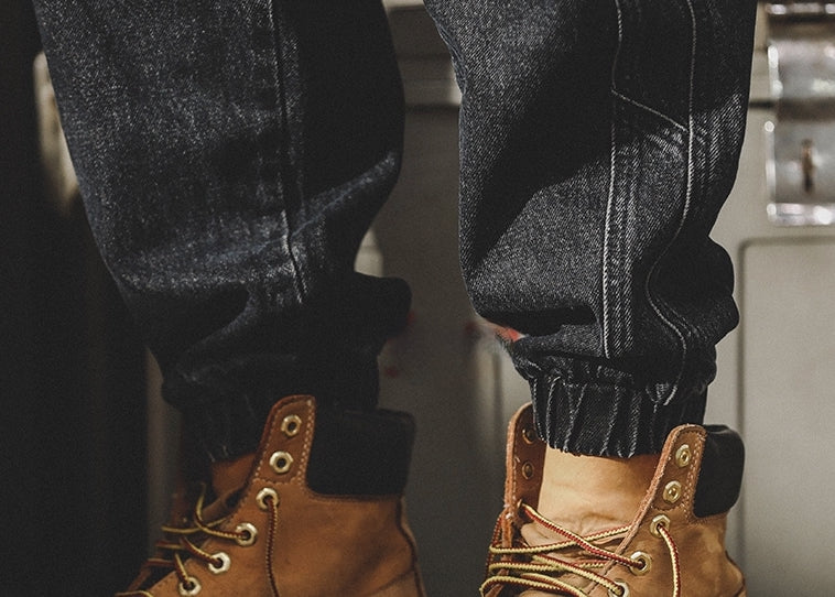 Denim Cargo Loose Fit Joggers