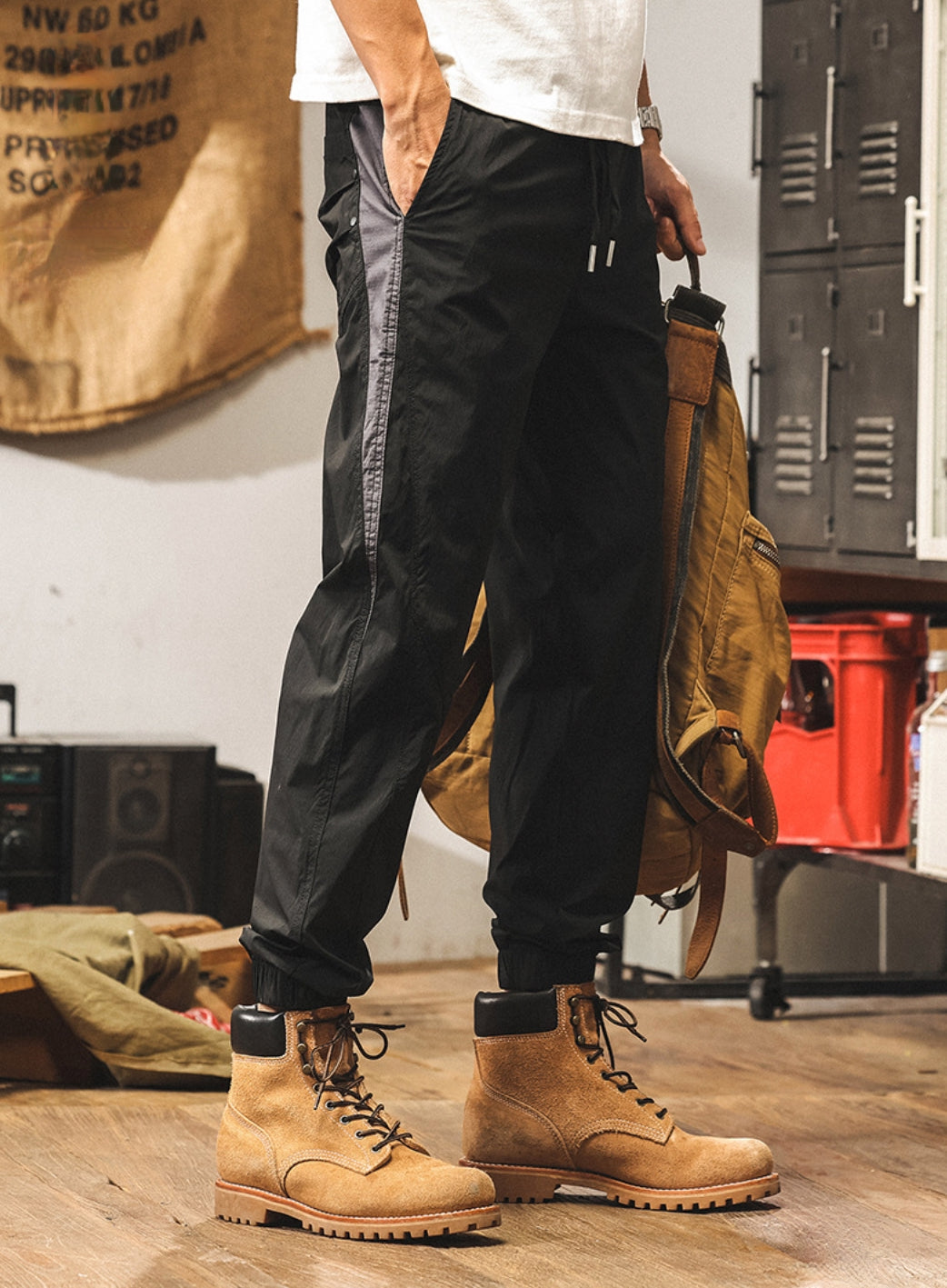 Black Quick Drying Joggers