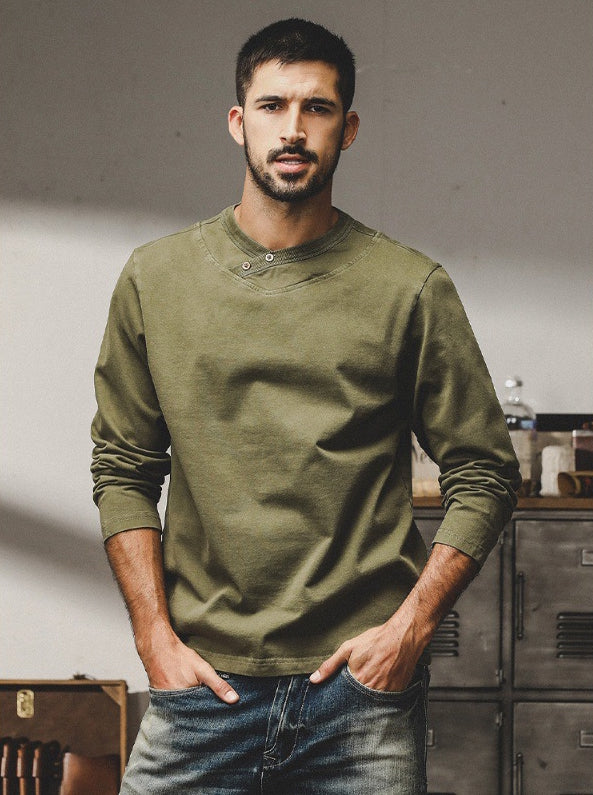 Evergreen Chill T Shirt - 202312124H_ARMYGREEN