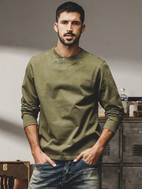 Evergreen Chill T Shirt - 202312124H_ARMYGREEN