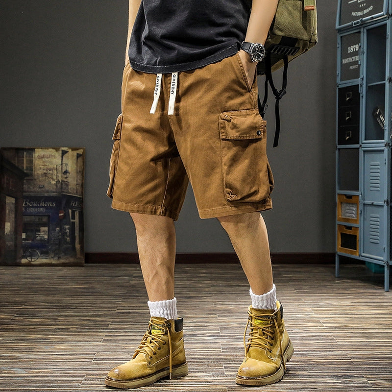 Outdoor Utility Cargo Shorts - QJN-23130-0717A_BRO