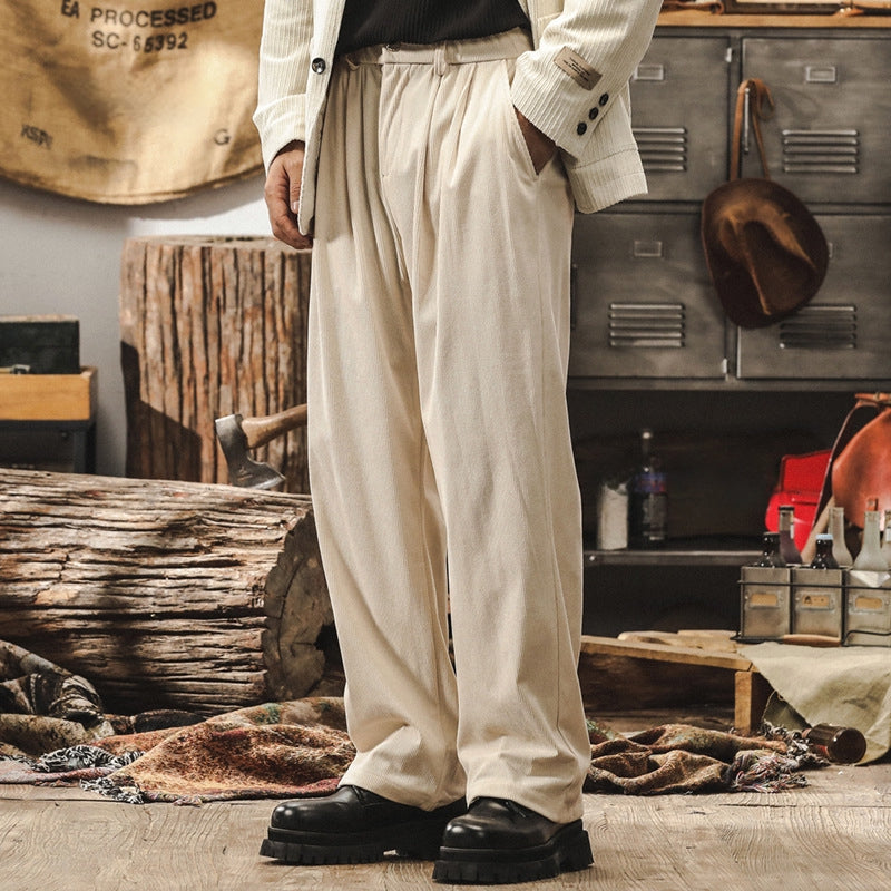 Alpine Drift Corduroy Pants - J202410061849_APRICOT