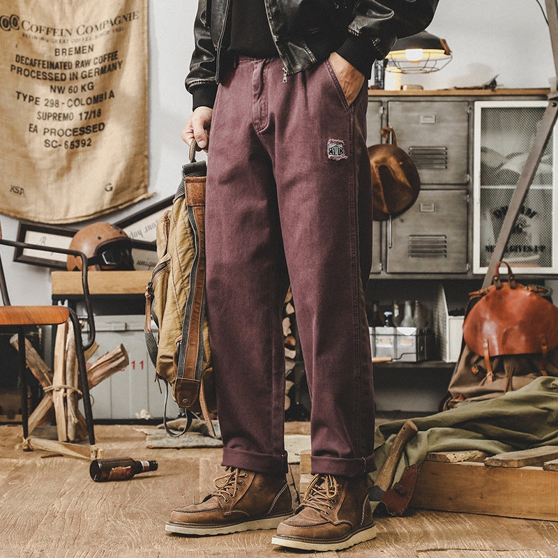 Vintage Burgundy Workwear - Z2024081914_PUR