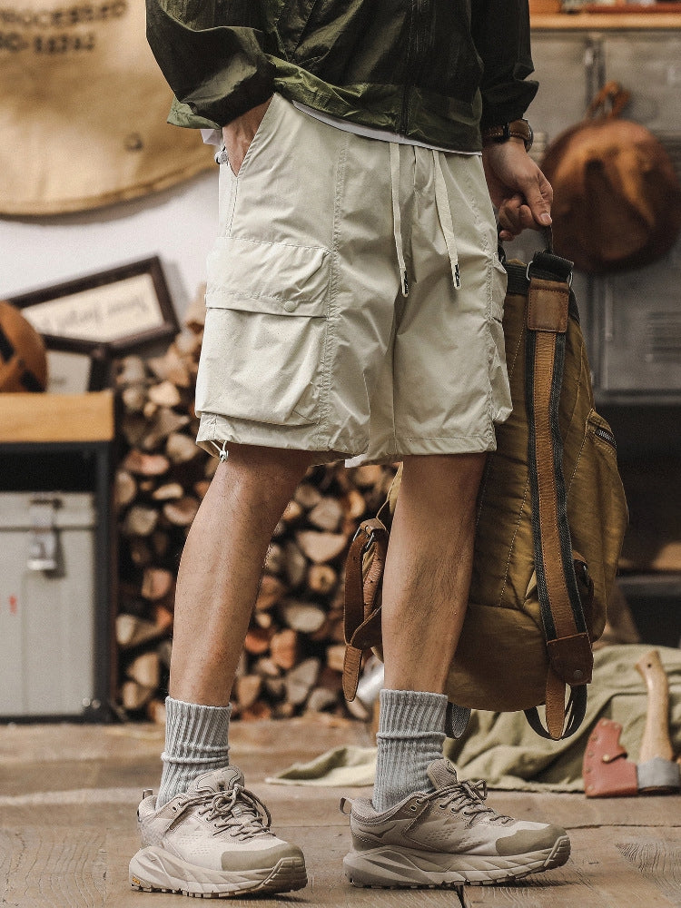 Explorer Utility Quick Drying Cargo Shorts - J202407041950_WHI