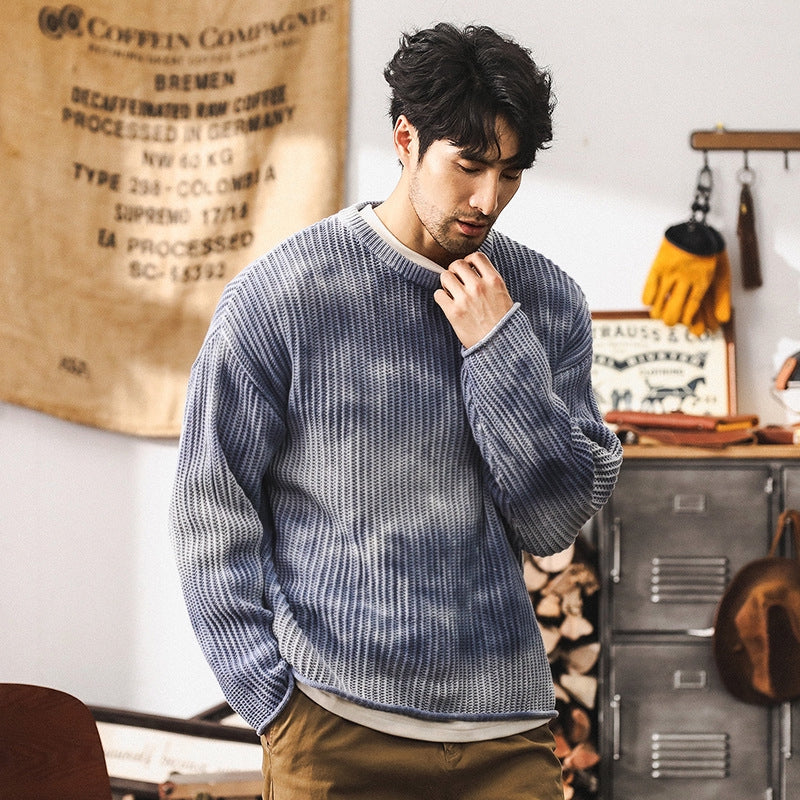 Glacier Knit Sweater - C202403161923_BLUE