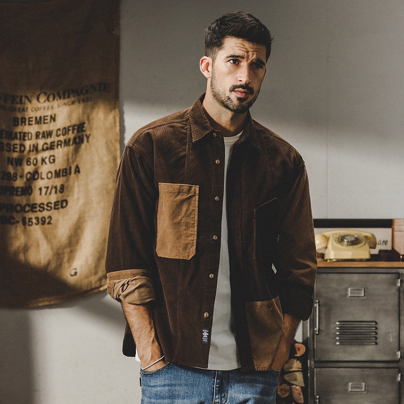 Vogue Venture Over-Shirt - J202309131043_COFFEE