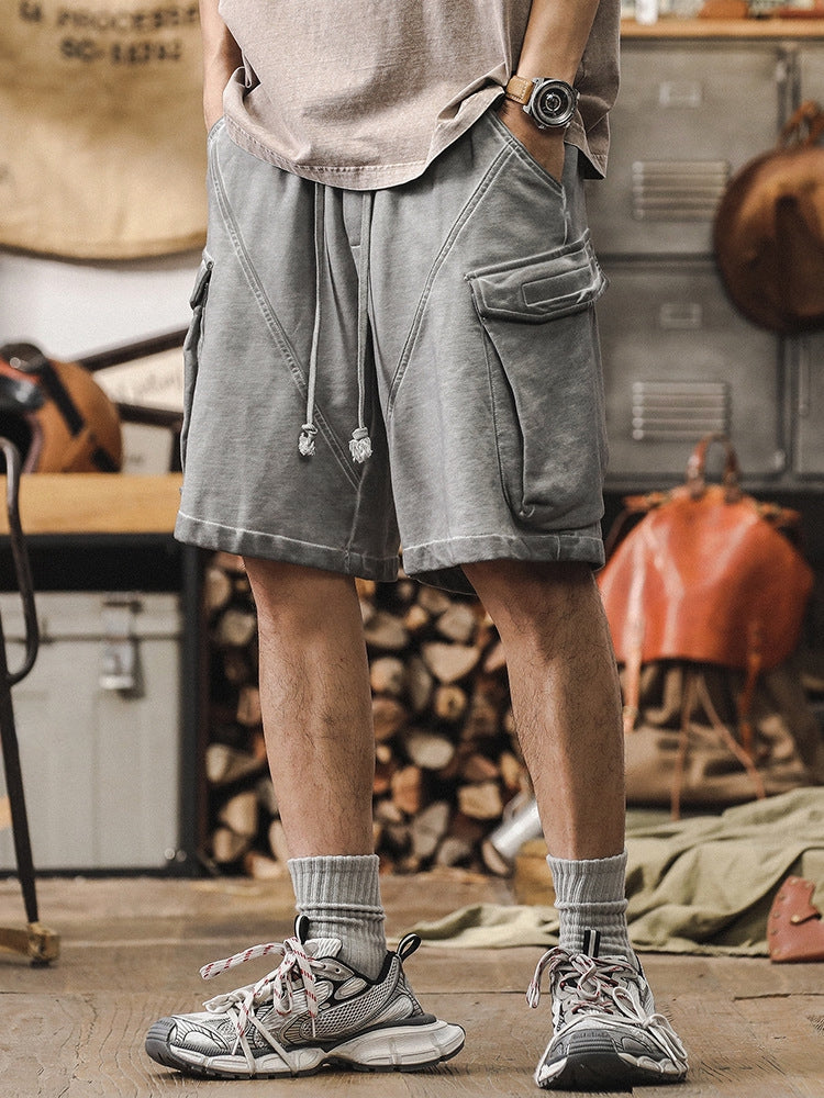 Grunge Gear Shorts - C202407021726_GRY