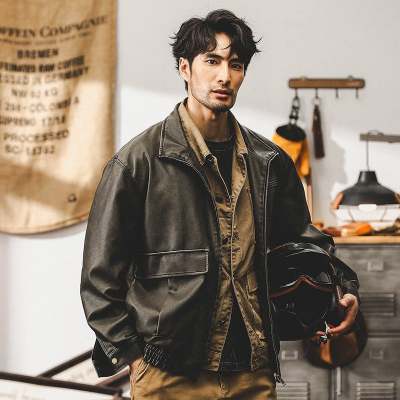 Maverick Moto Jacket - J202409252123_GREY