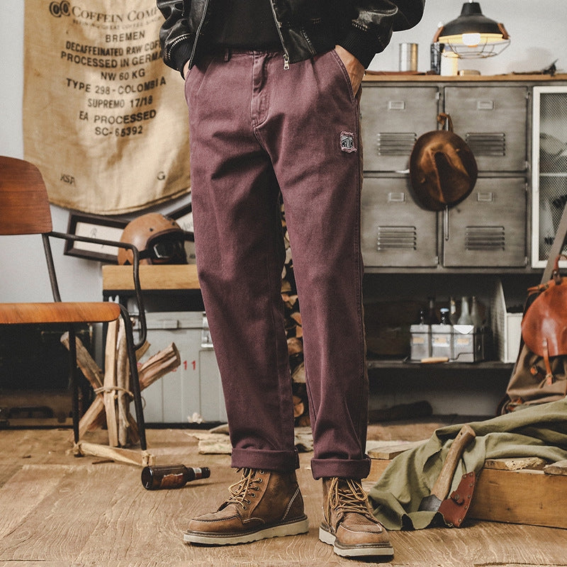 Vintage Burgundy Workwear - Z2024081914_PUR