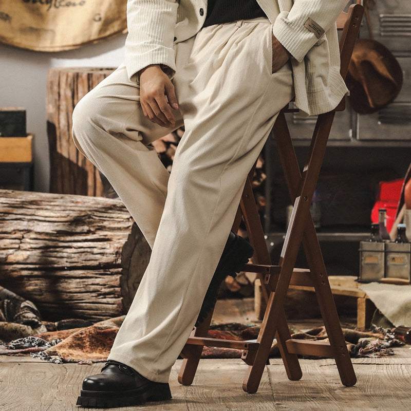 Alpine Drift Corduroy Pants - J202410061849_APRICOT