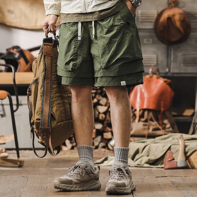 Outdoor Utility Quick Drying Cargo Shorts - C202407011406_GRE