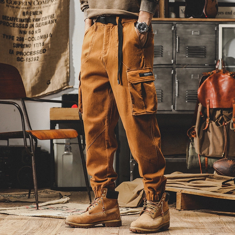 Dark khaki joggers online