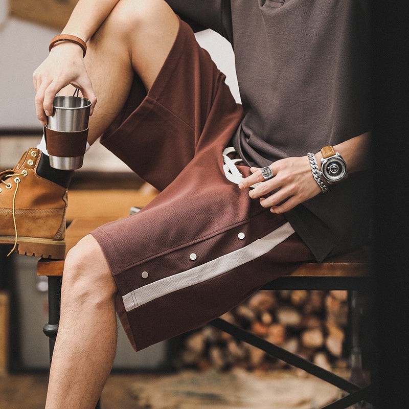 Athletic Adventure Brown Shorts - J202404131535_BRO