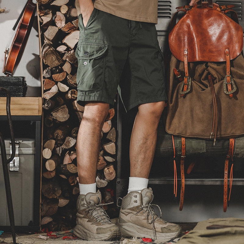 Rugged Retro Cargo Shorts - J202304180771043_GRN