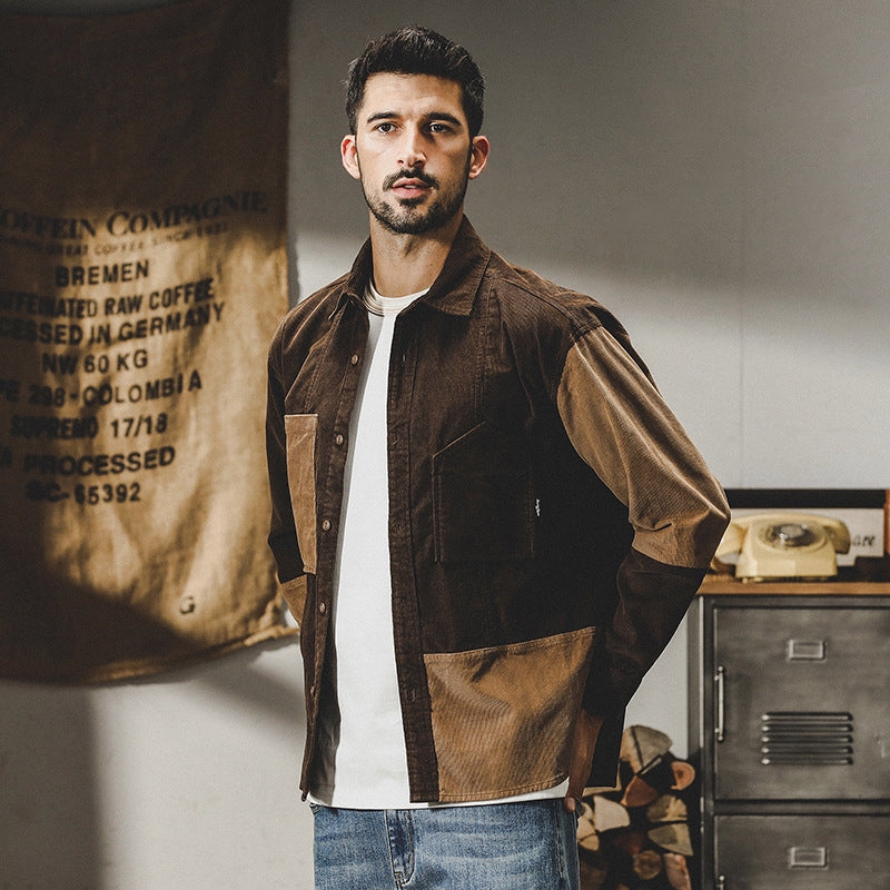 Vogue Venture Over-Shirt - J202309131043_COFFEE