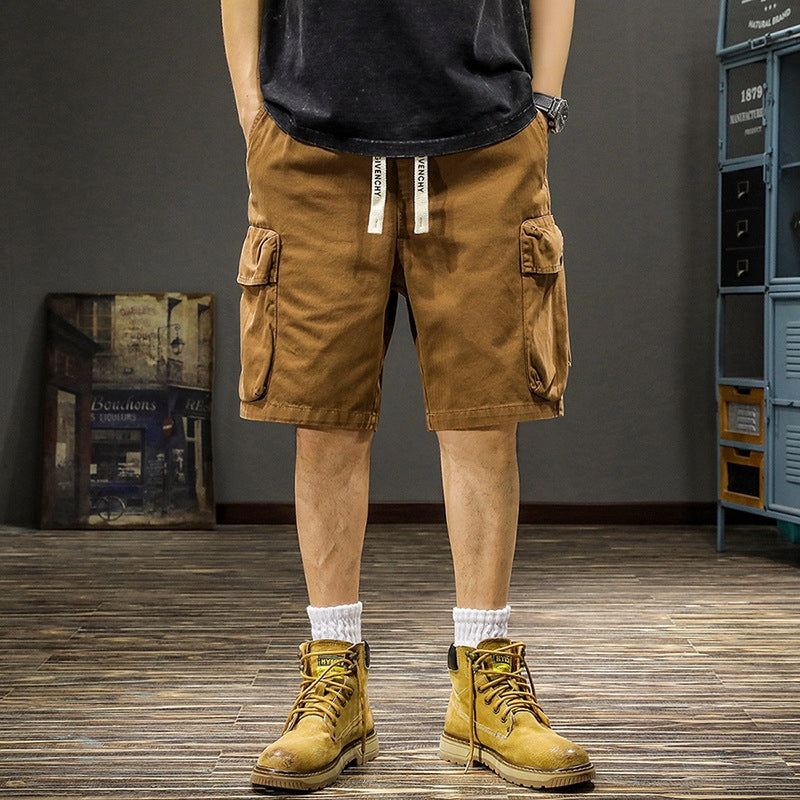 Outdoor Utility Cargo Shorts - QJN-23130-0717A_BRO