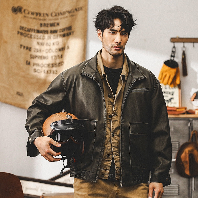 Maverick Moto Jacket - J202409252123_GREY