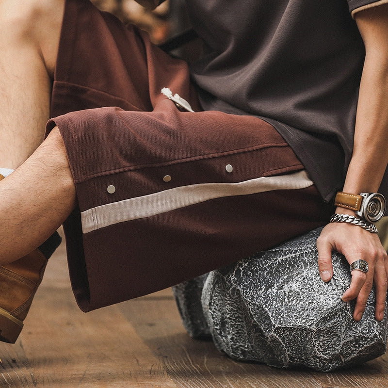 Athletic Adventure Brown Shorts - J202404131535_BRO