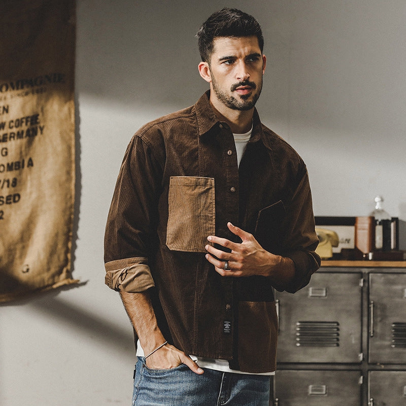 Vogue Venture Over-Shirt - J202309131043_COFFEE