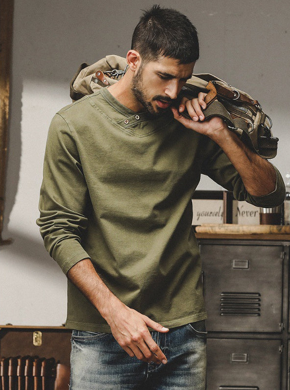 Evergreen Chill T Shirt - 202312124H_ARMYGREEN