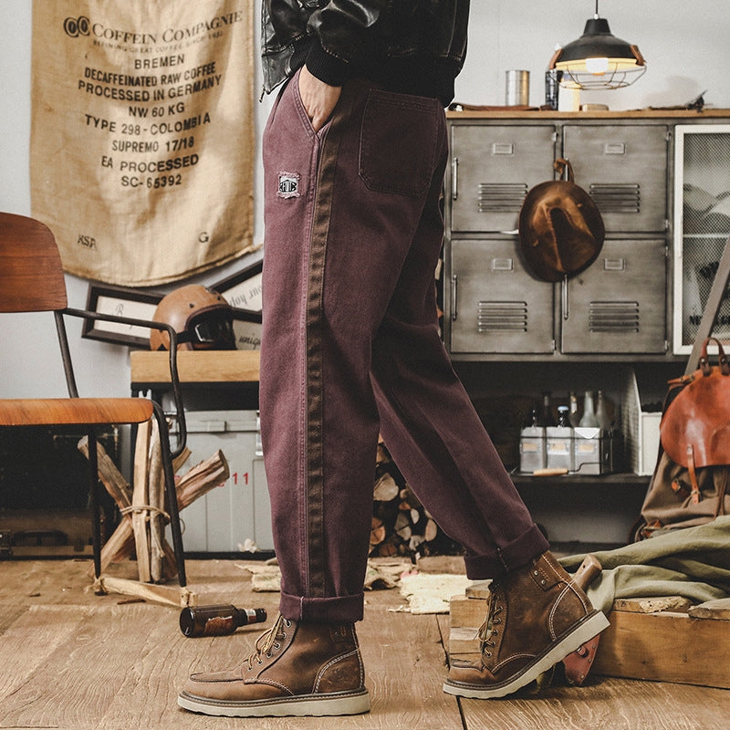 Vintage Burgundy Workwear - Z2024081914_PUR