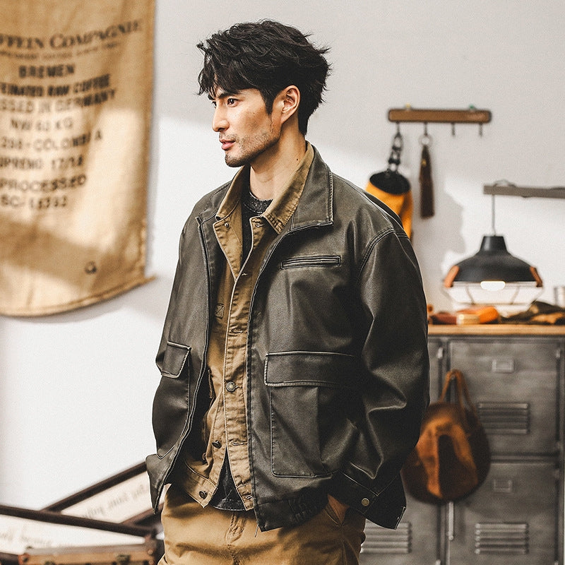 Maverick Moto Jacket - J202409252123_GREY