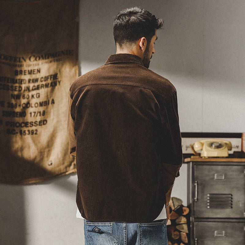 Vogue Venture Over-Shirt - J202309131043_COFFEE