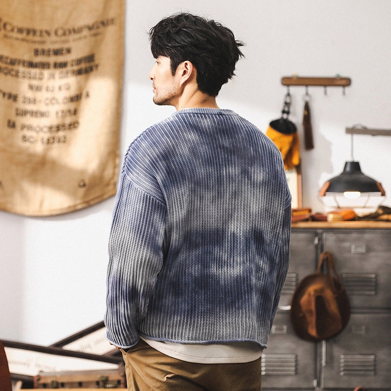 Glacier Knit Sweater - C202403161923_BLUE