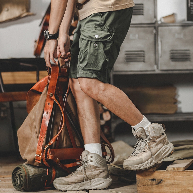 Rugged Retro Cargo Shorts - J202304180771043_GRN