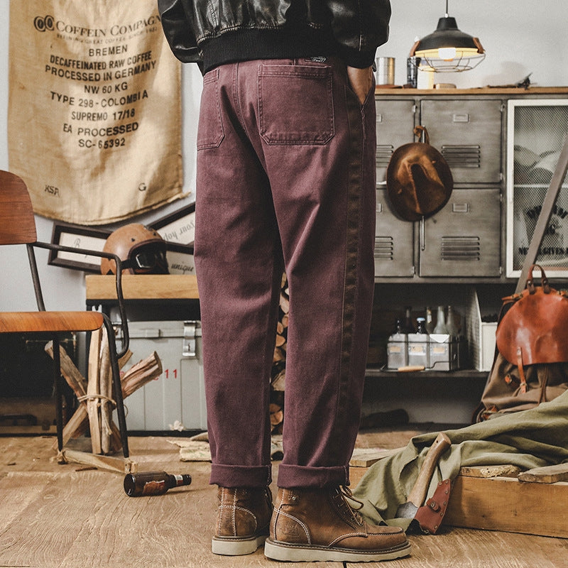 Vintage Burgundy Workwear - Z2024081914_PUR